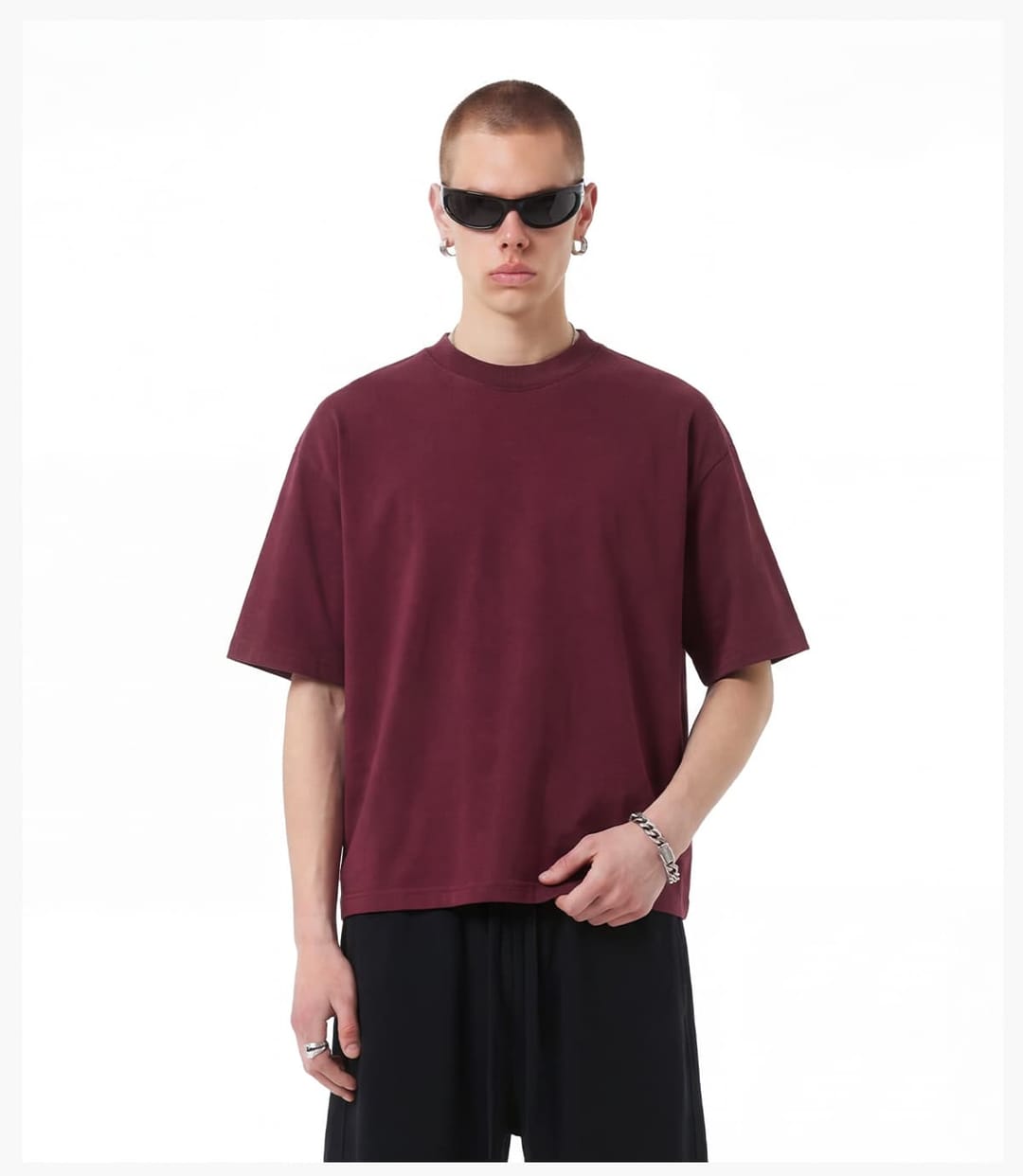 Boxy Cropped 220Gsm Sorona Cooling T-Shirt – detail 10