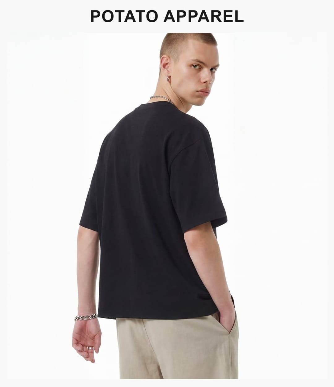 Boxy Cropped 220Gsm Sorona Cooling T-Shirt – detail 12