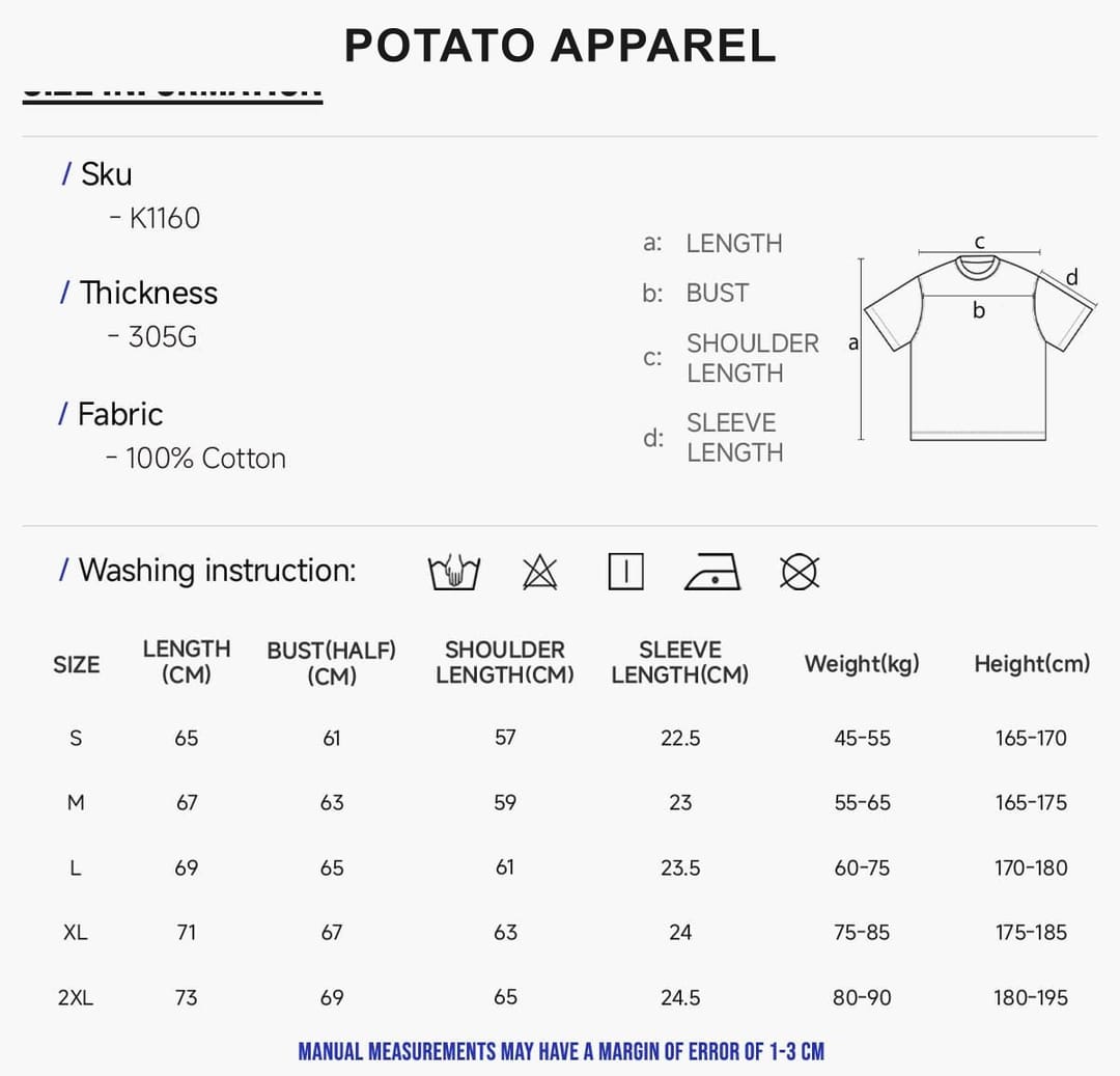 Boxy Fit 305g Washed 100% Cotton Distressed T-Shirt – detail 2