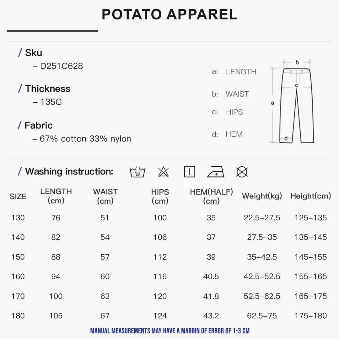 Casual Wide-Leg Woven Trousers For Kids – detail 2
