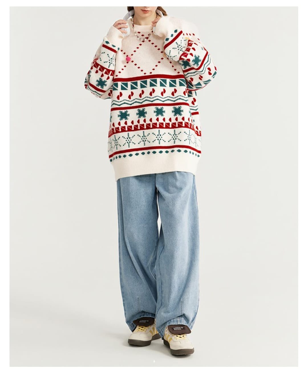 Christmas Collection Doll Pullover Sweater – detail 9