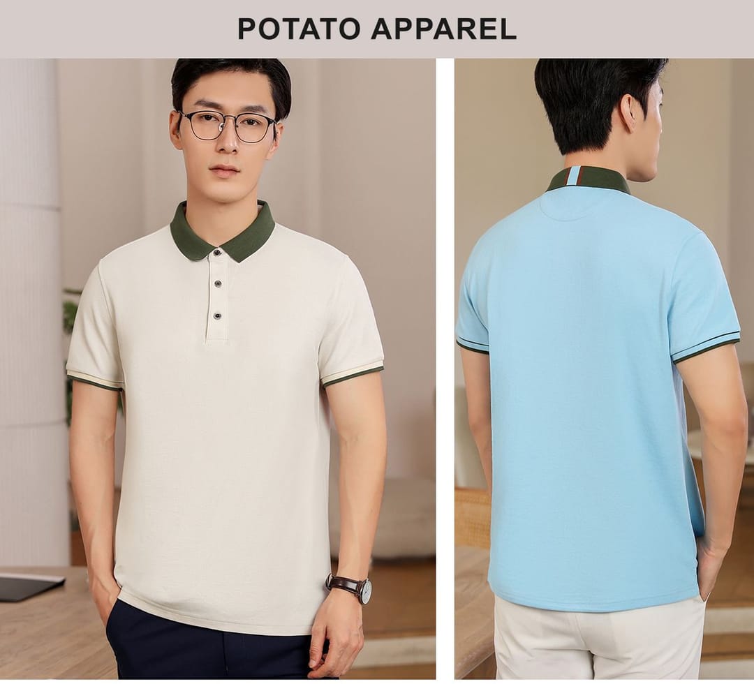 Color-Block 220gsm Unisex Slim Fit Polo with Slit – detail 11