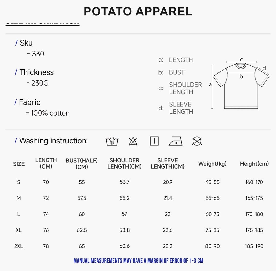 Cotton 230Gsm Cooling Oversized T-Shirt – detail 2