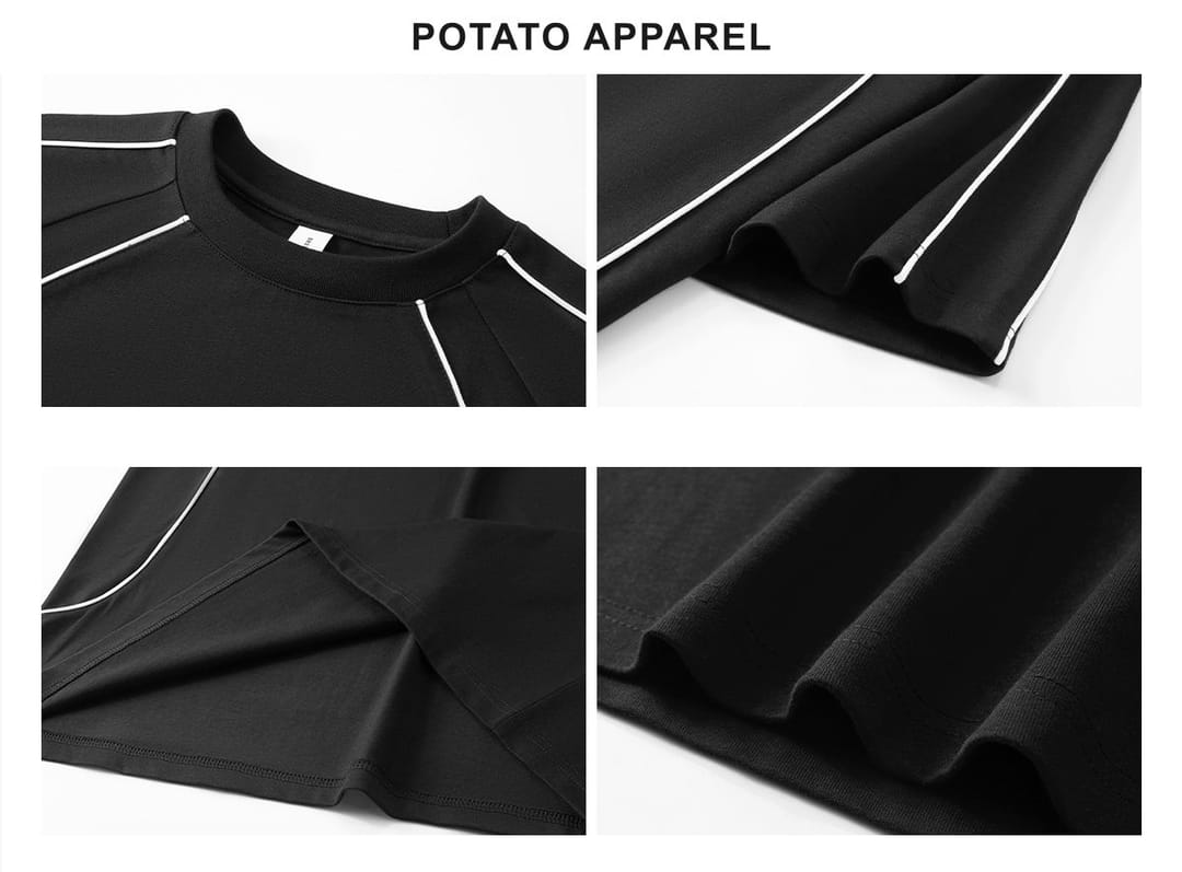 Cotton 240g Reglan Sleeve Oversized T-shirt – detail 6