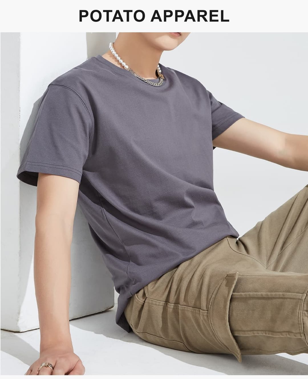 Cotton 240Gsm Basic Fit Unisex T-Shirt – detail 12