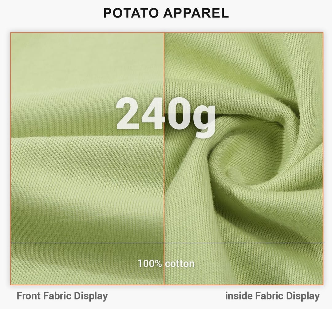 Cotton 240Gsm Kid’s Oversized T-Shirt – detail 5