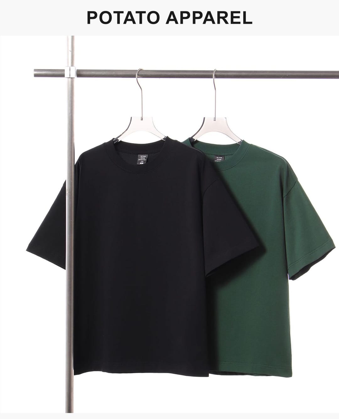 Cotton 250gsm Oversized Boxy Fit T-Shirt – detail 6