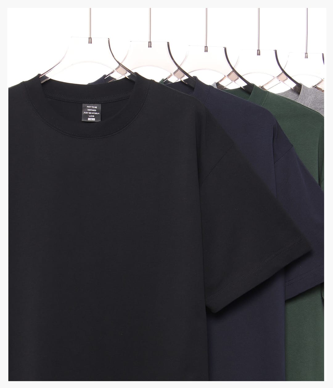 Cotton 250gsm Oversized Boxy Fit T-Shirt – detail 8