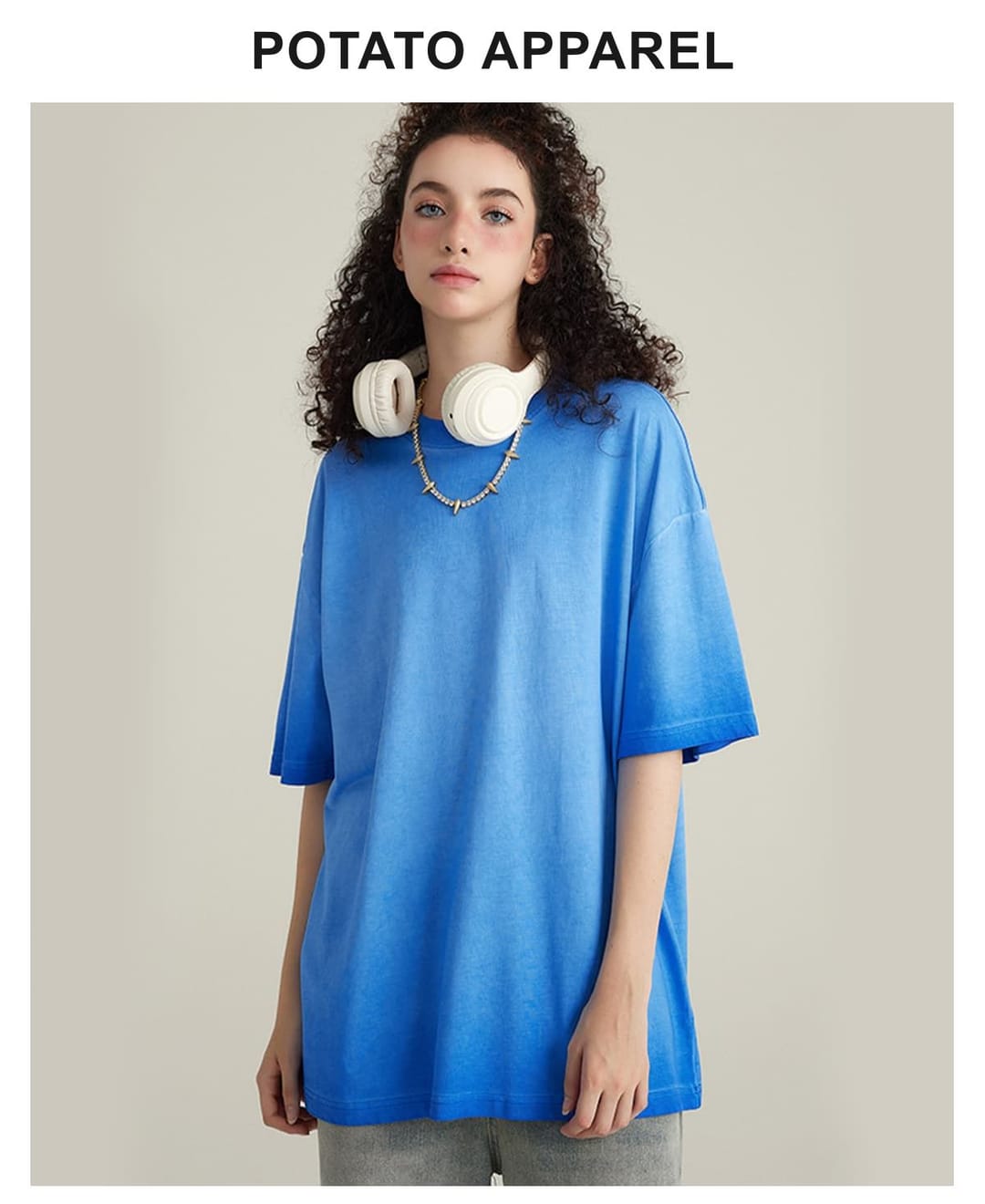 Cotton 255GSM Oversized Acid Wash T-Shirt – detail 10