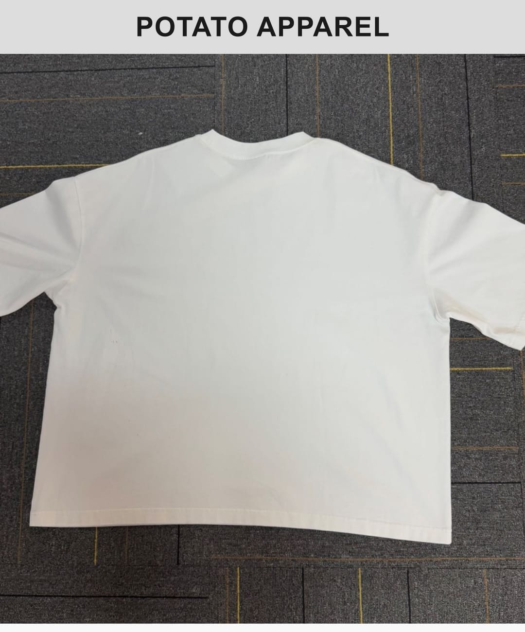 Cotton 260gsm Light Wash Oversized Boxy T-Shirt – detail 15