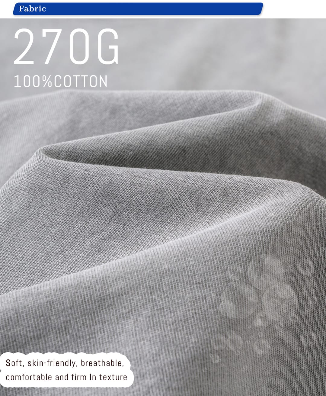 Cotton 270GSM Vintage Wash Raw Edge Hem Vest – detail 5