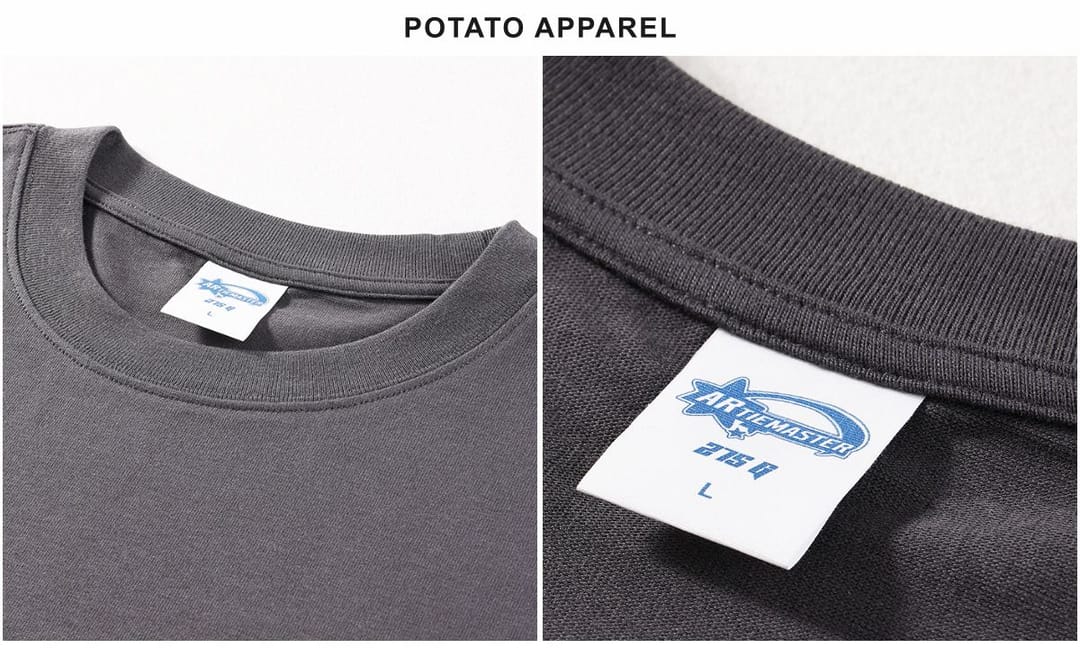 Cotton 275G Oversized Blank T-Shirt – detail 6