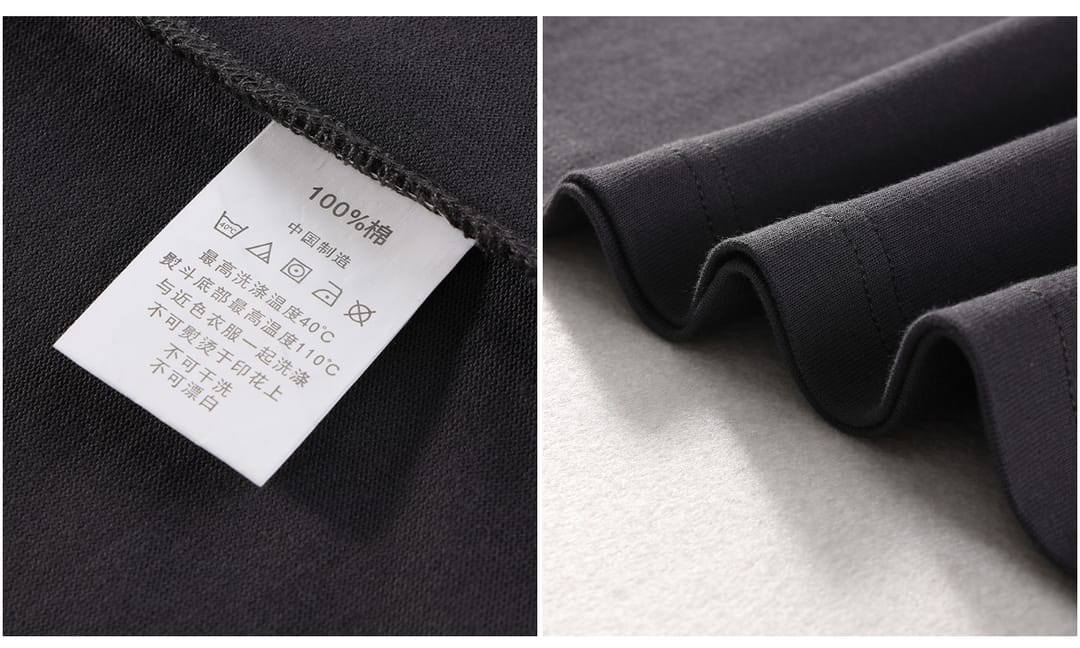 Cotton 275G Oversized Blank T-Shirt – detail 8