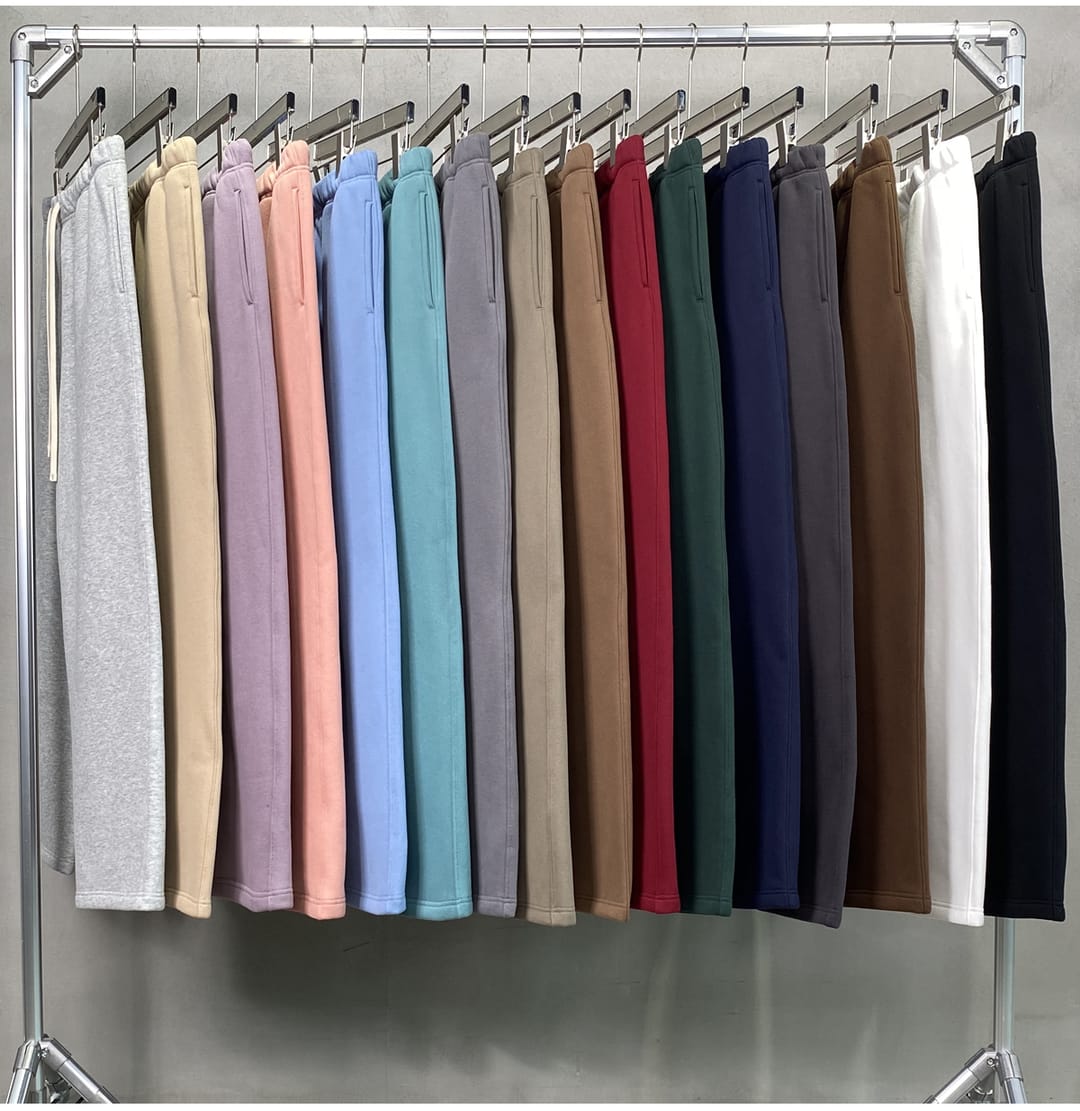 Cotton Fleece 350Gsm Straight Leg Sweatpants – detail 10