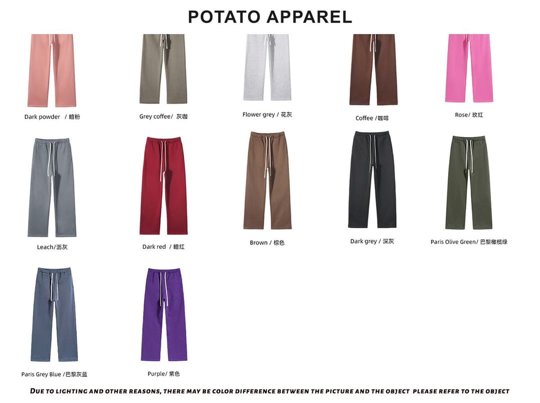 Cotton Fleece 350Gsm Straight Leg Sweatpants – detail 4