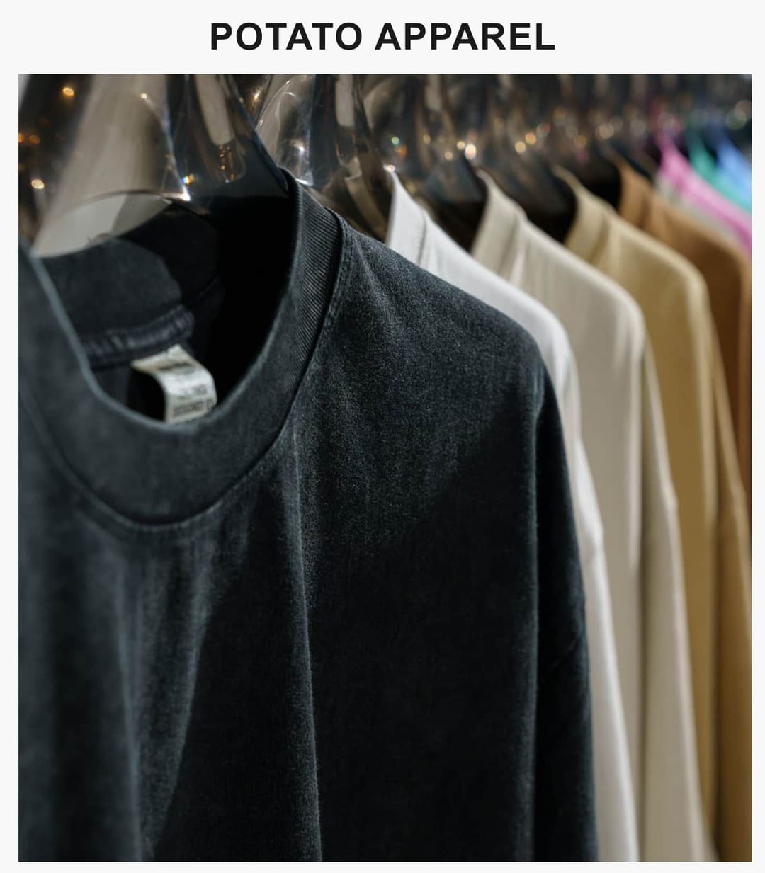 Cotton Terry 270GSM Light Wash T-Shirt – detail 12