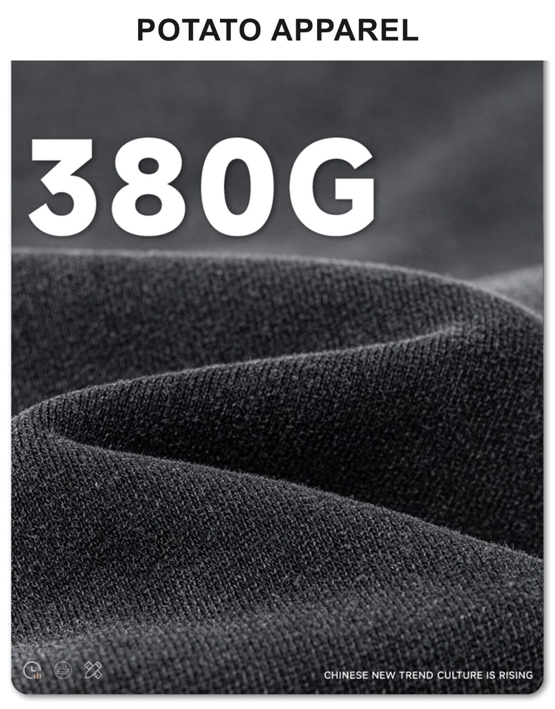 Cotton Terry 380Gsm Vintage Washed Straight Leg Sweatpants – detail 4
