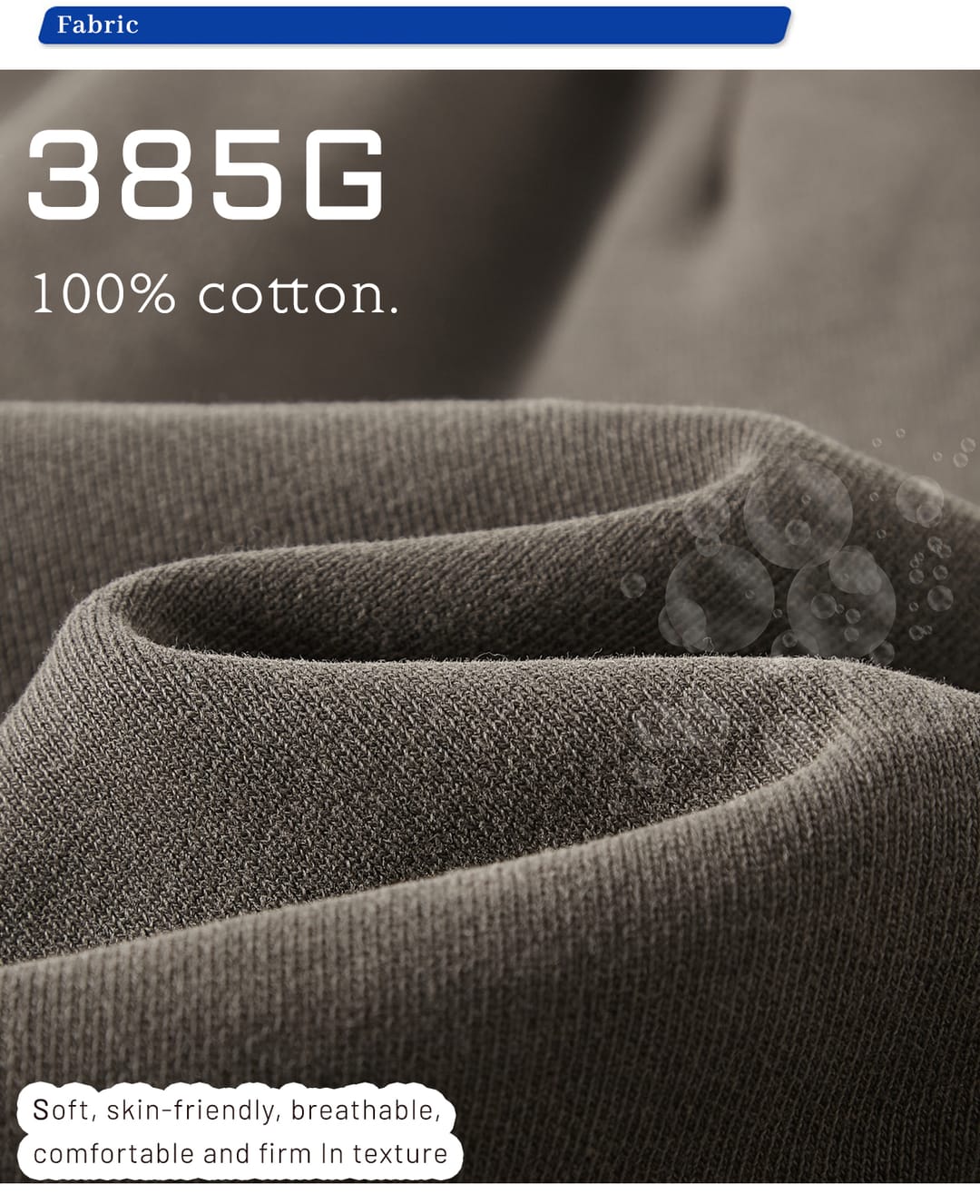 Cotton Terry 385GSM Washed Raw Edge Shorts – detail 5
