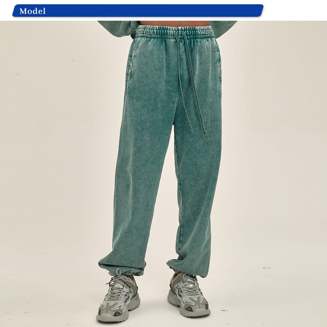 Cotton Terry 420Gsm Snow Wash Sweatpants – detail 10