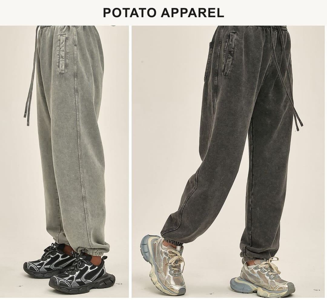 Cotton Terry 420Gsm Snow Wash Sweatpants – detail 11