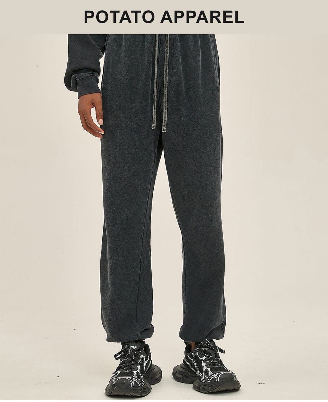 Cotton Terry 420Gsm Snow Wash Sweatpants – detail 12