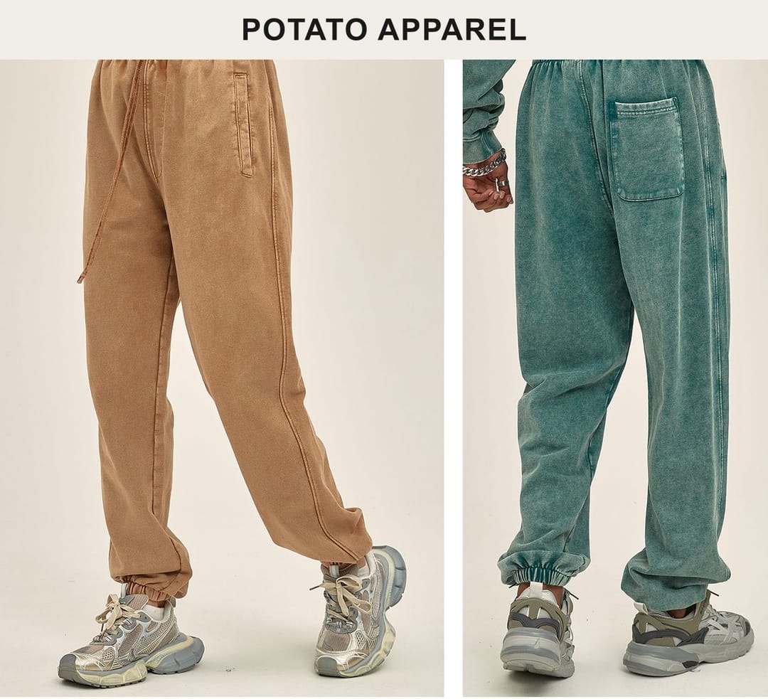 Cotton Terry 420Gsm Snow Wash Sweatpants – detail 13