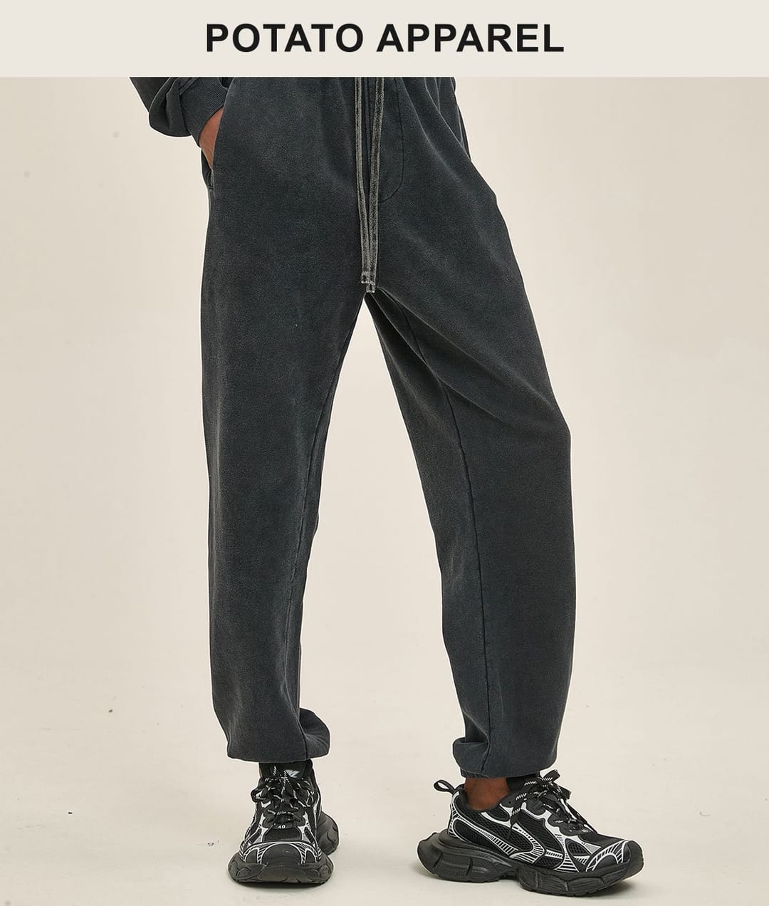 Cotton Terry 420Gsm Snow Wash Sweatpants – detail 15