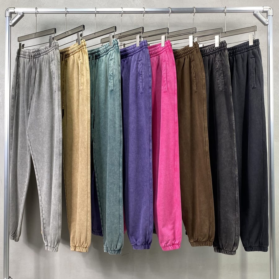Cotton Terry 420Gsm Snow Wash Sweatpants thumbnail 3