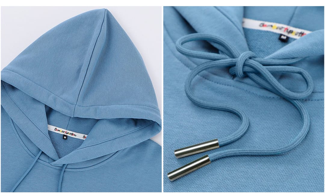Custom Unisex Drop shoulder Hoodies – detail 5