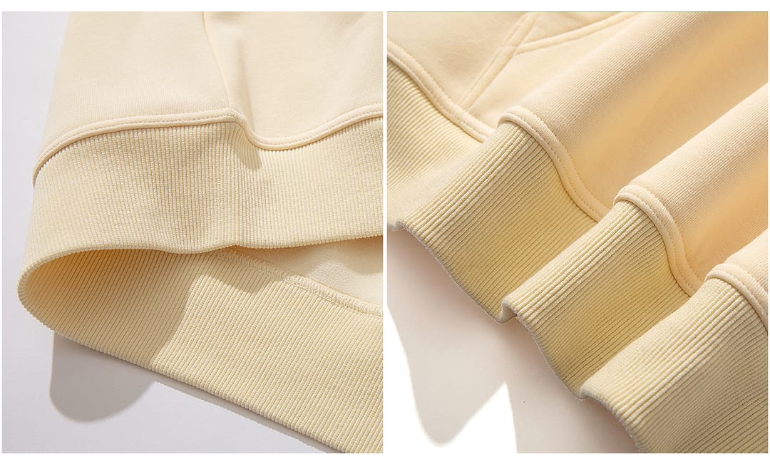 Drop Shoulder Blank Sherpa Fleece Hoodie Unisex 300gsm – detail 8