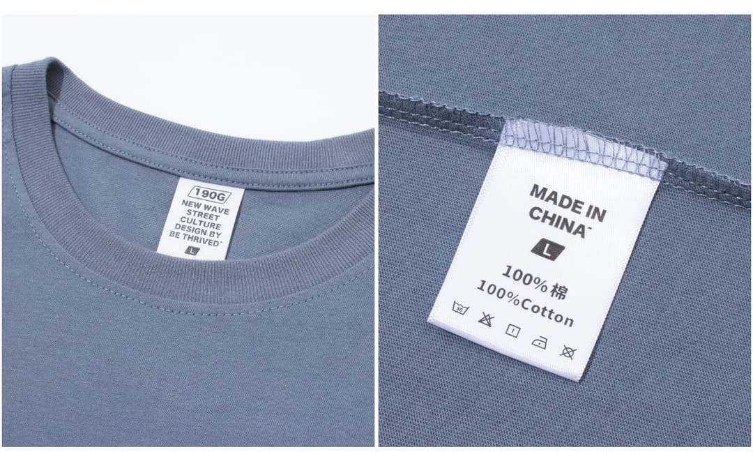 Drop Shoulder Thin Cotton Oversize T-shirt 190GSM 20 colors – detail 7