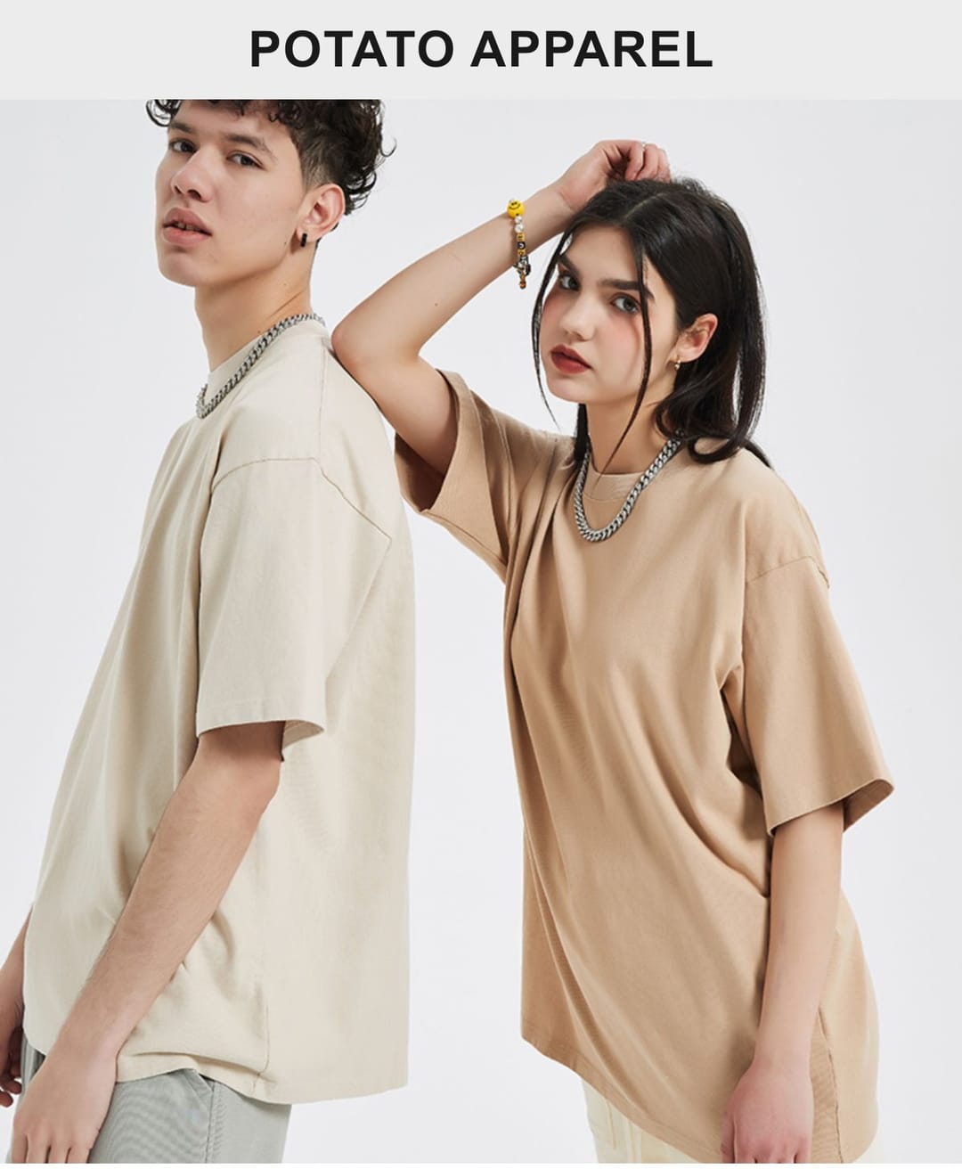 Extra Thick 310GSM Hemp Cotton Oversized T-Shirt – detail 11