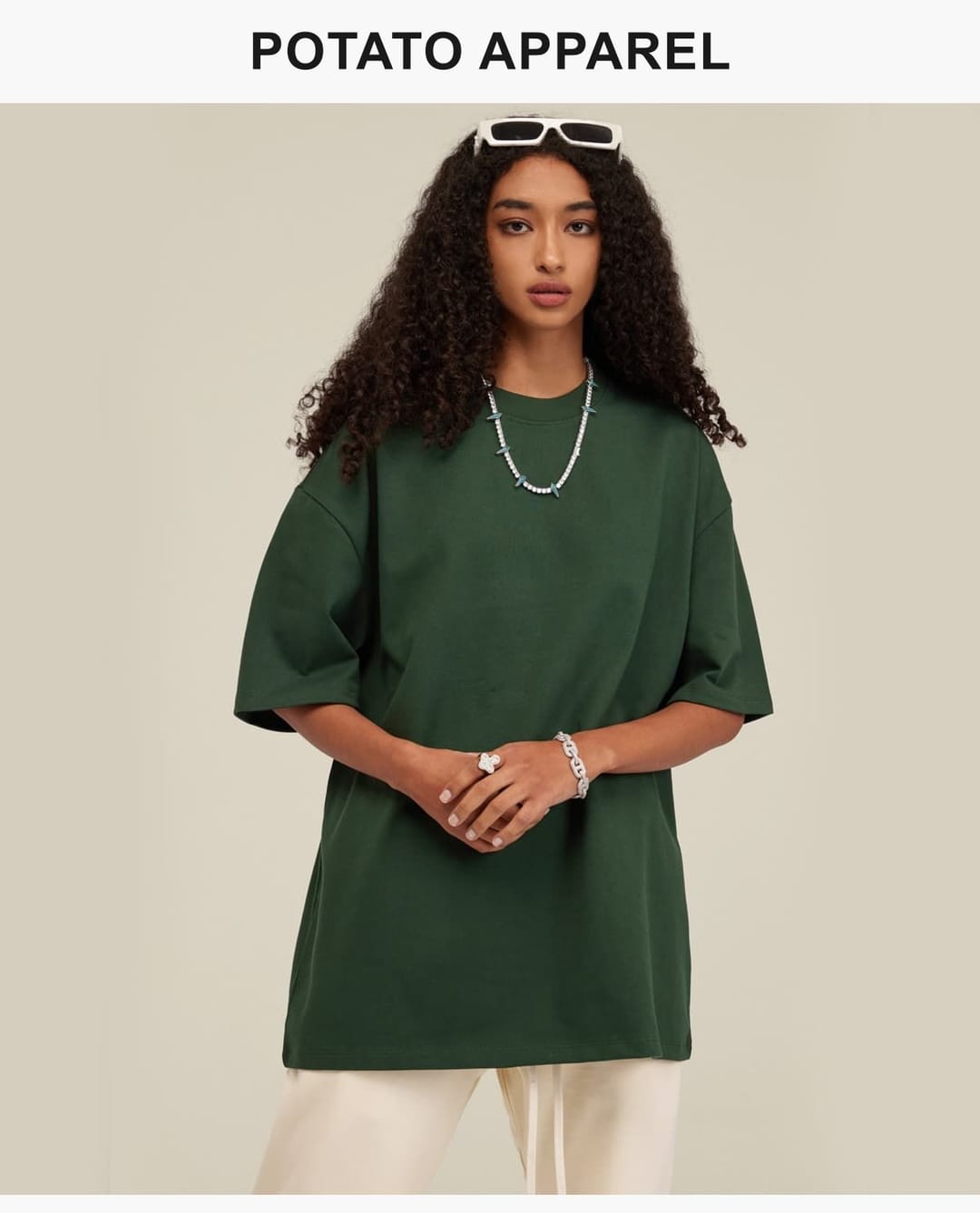 Extra Thick 425GSM Drop Shoulder Oversize T Shirt – detail 8
