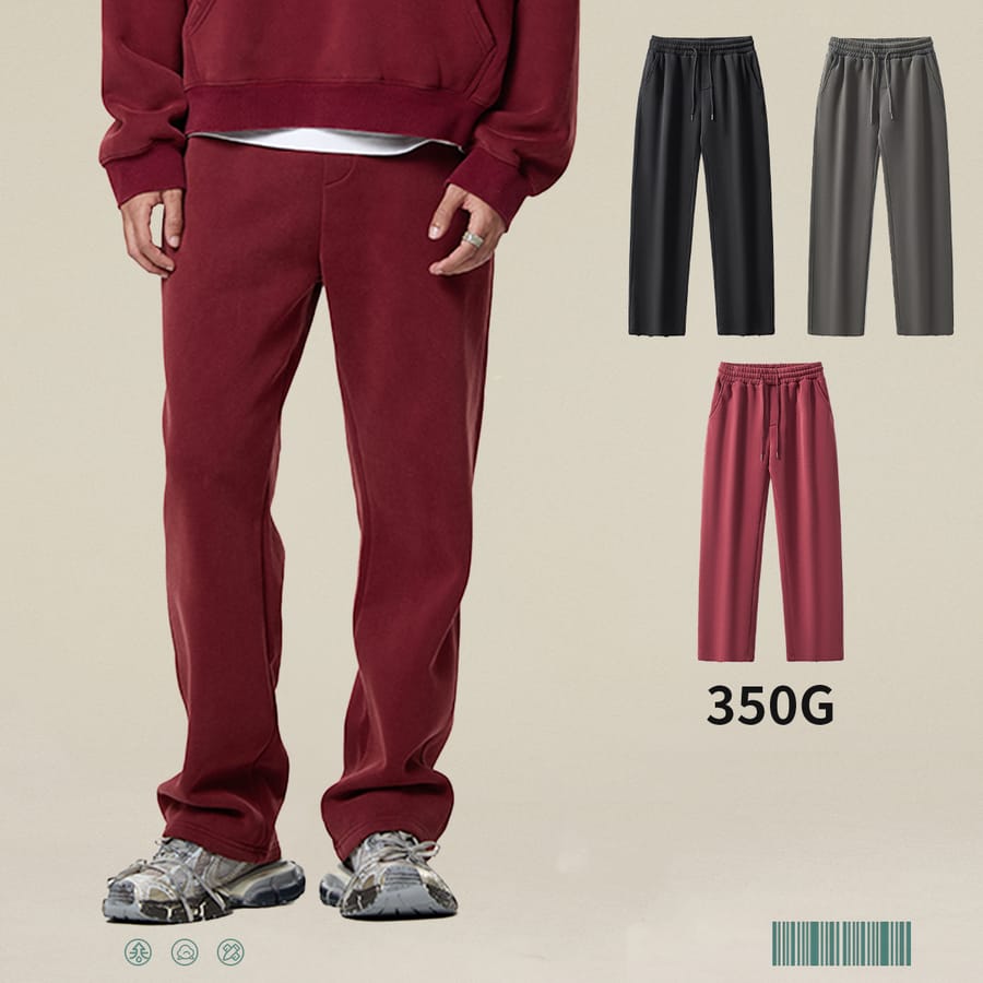 Fleece 350Gsm Distressed Acid Wash Sweatpants