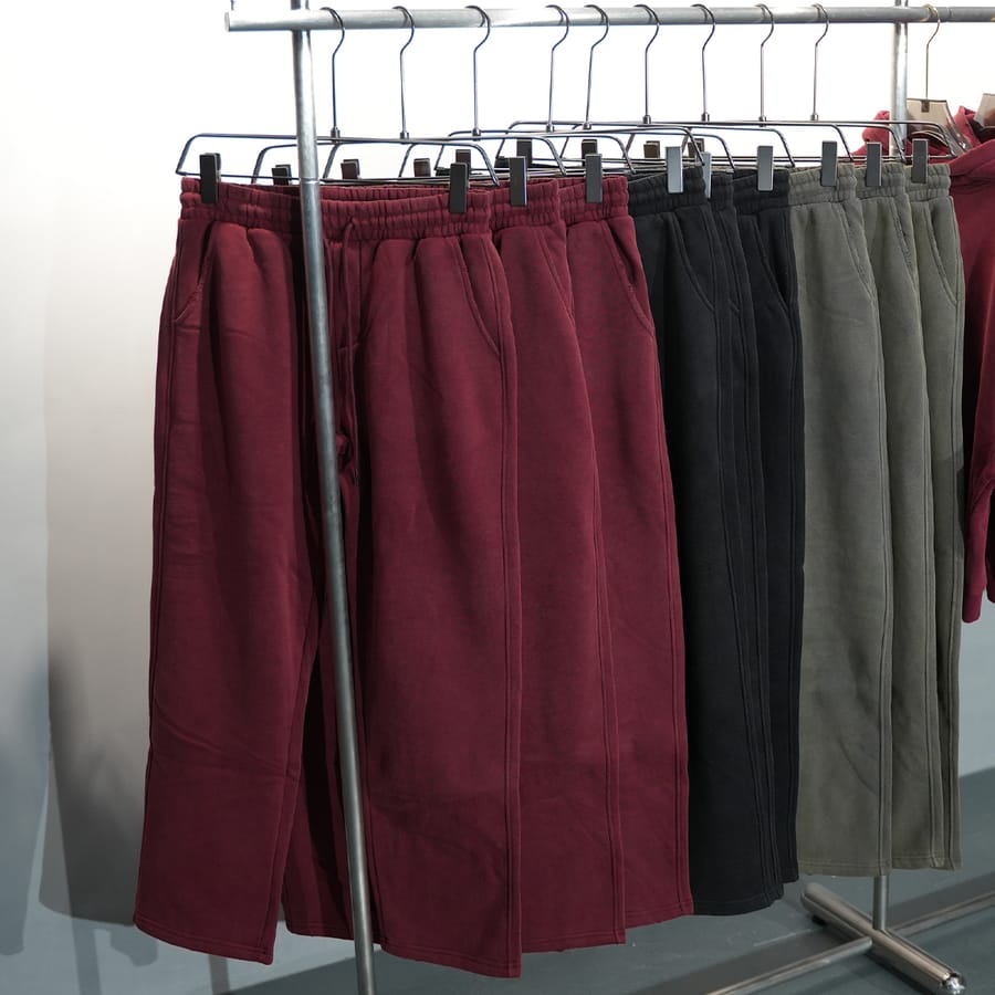Fleece 350Gsm Distressed Acid Wash Sweatpants thumbnail 2