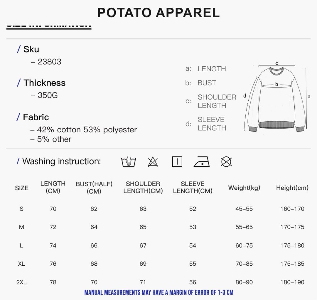 Fleece 350Gsm Overszied Crewneck Sweatshirt – detail 2