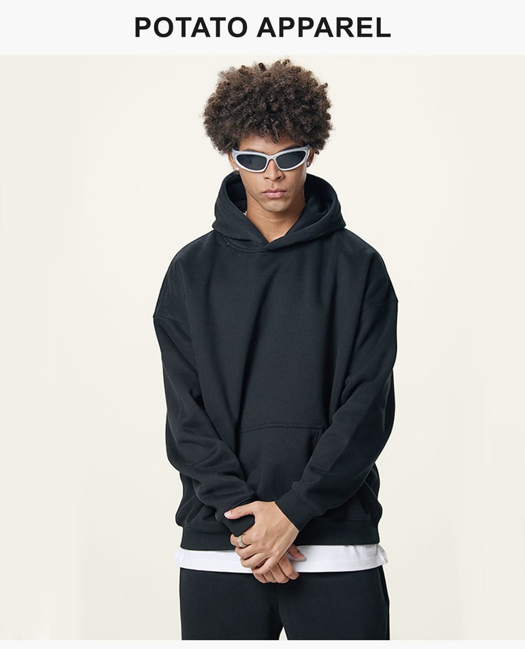 Fleece 350Gsm Unisex Oversized Hoodie S-5XL – detail 9
