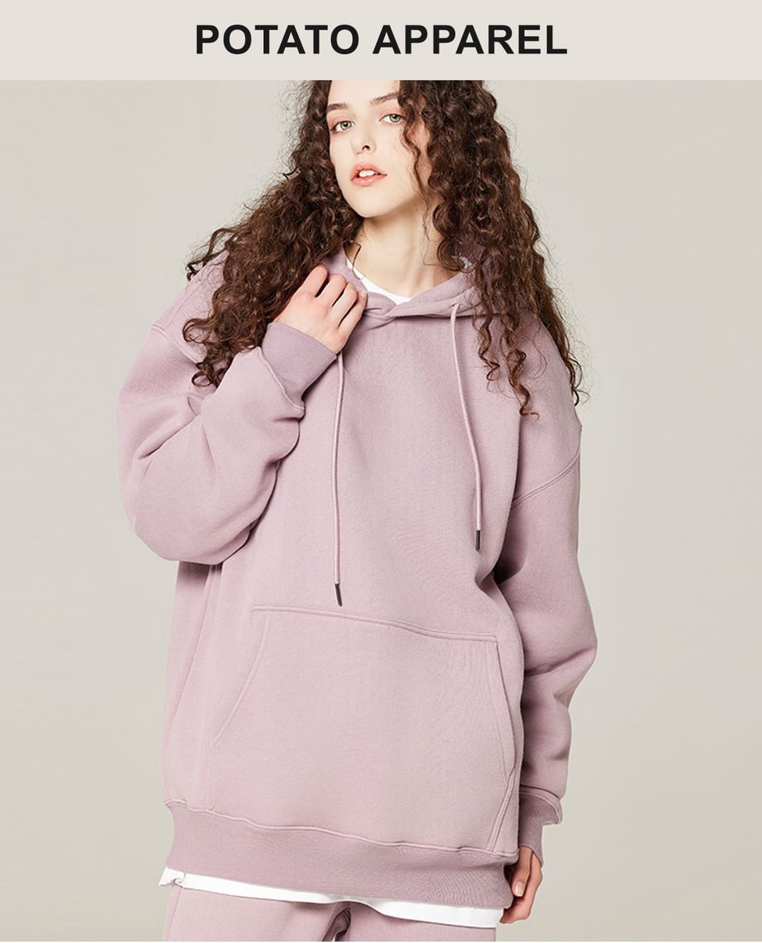 Fleece 350Gsm Unisex Oversized Hoodie – detail 13