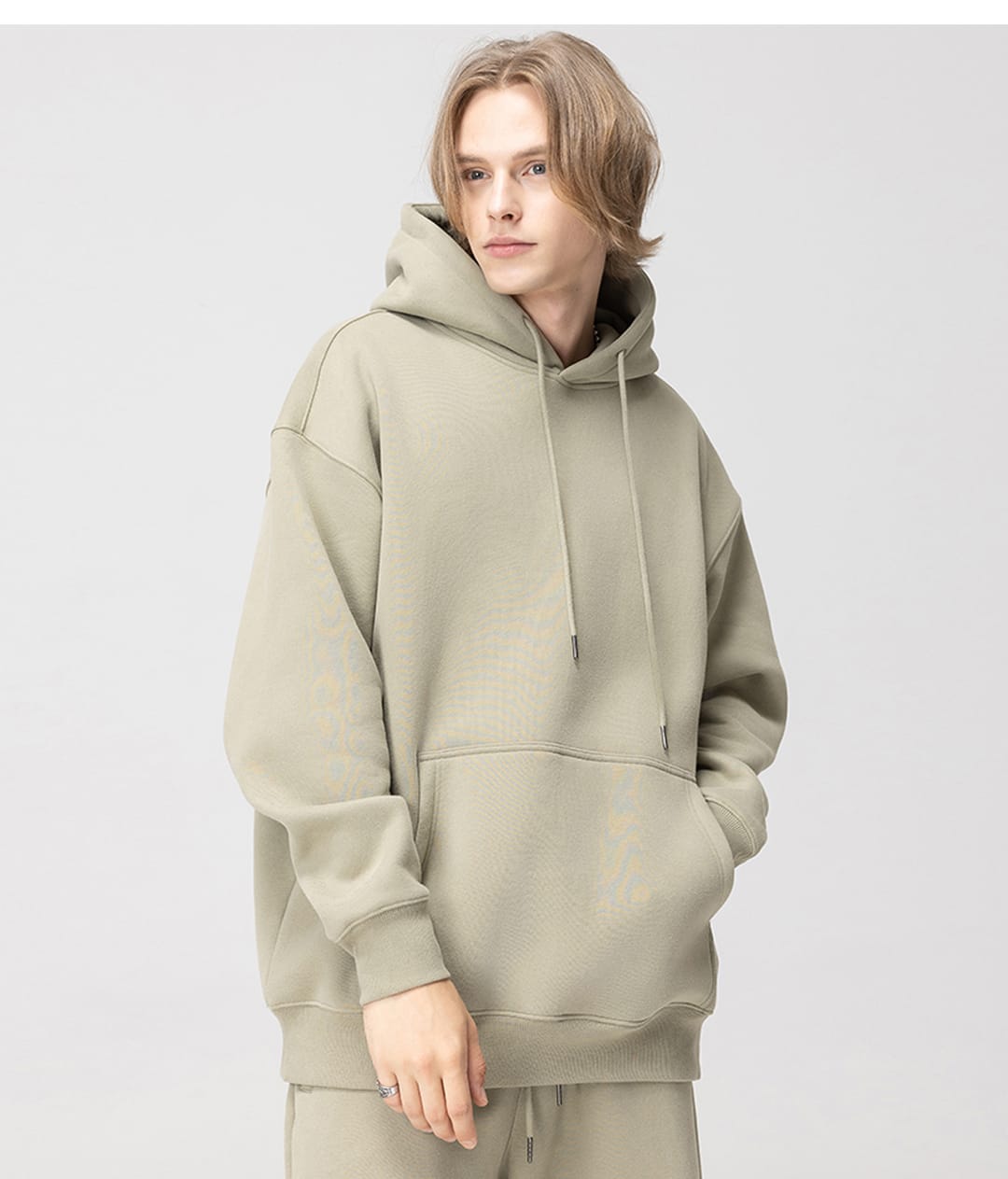 Fleece 350Gsm Unisex Oversized Hoodie – detail 14