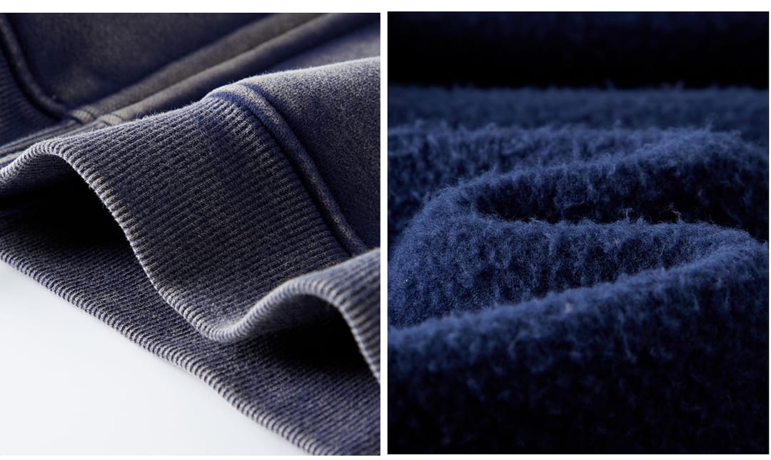 Fleece 360gsm Vintage Wash Doubler Side Zipper Hoodie – detail 7