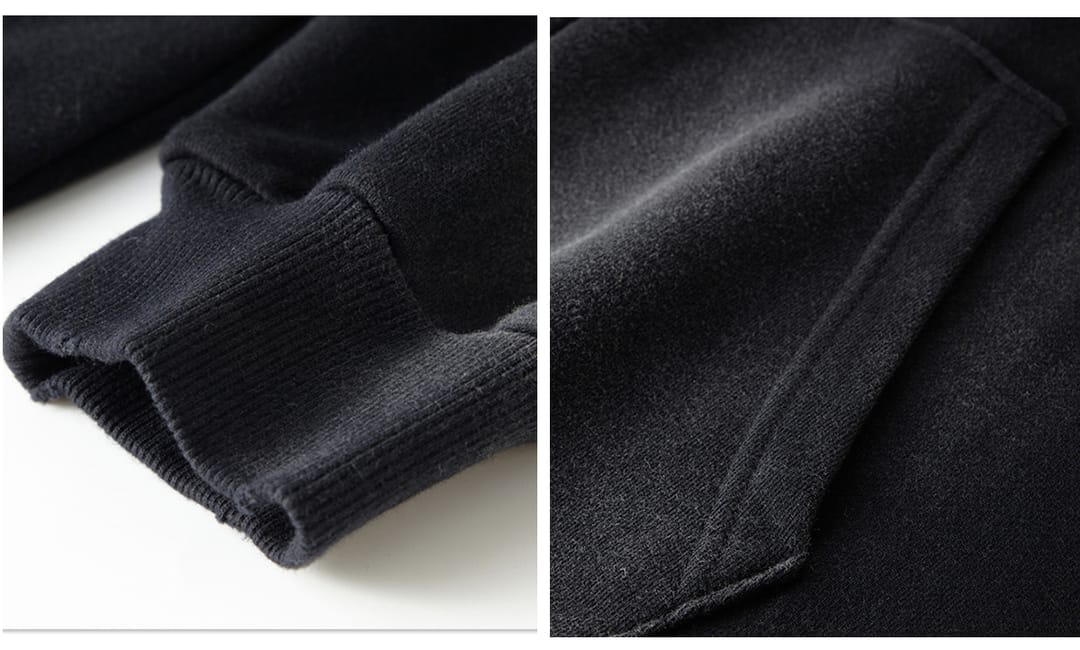 Fleece 360gsm Wash Distressed Zip-up Hoodie – detail 6