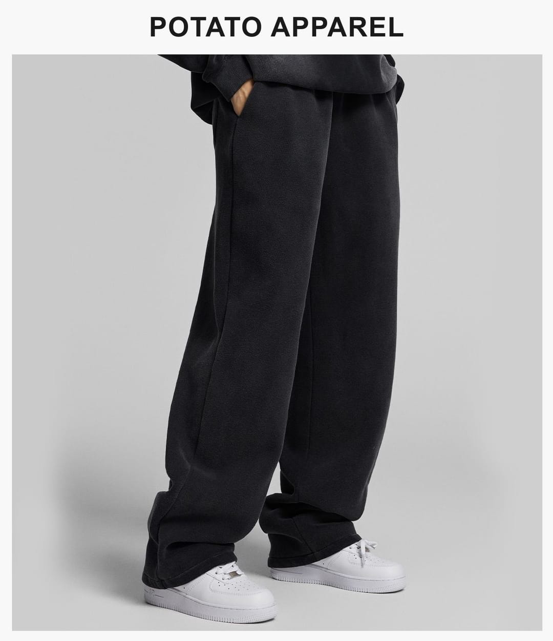 Fleece 365gsm Spary Wash Straight Leg Sweatpants – detail 10
