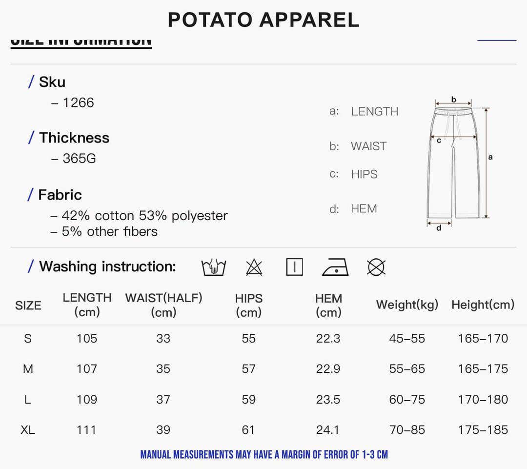 Fleece 365gsm Spary Wash Straight Leg Sweatpants – detail 2