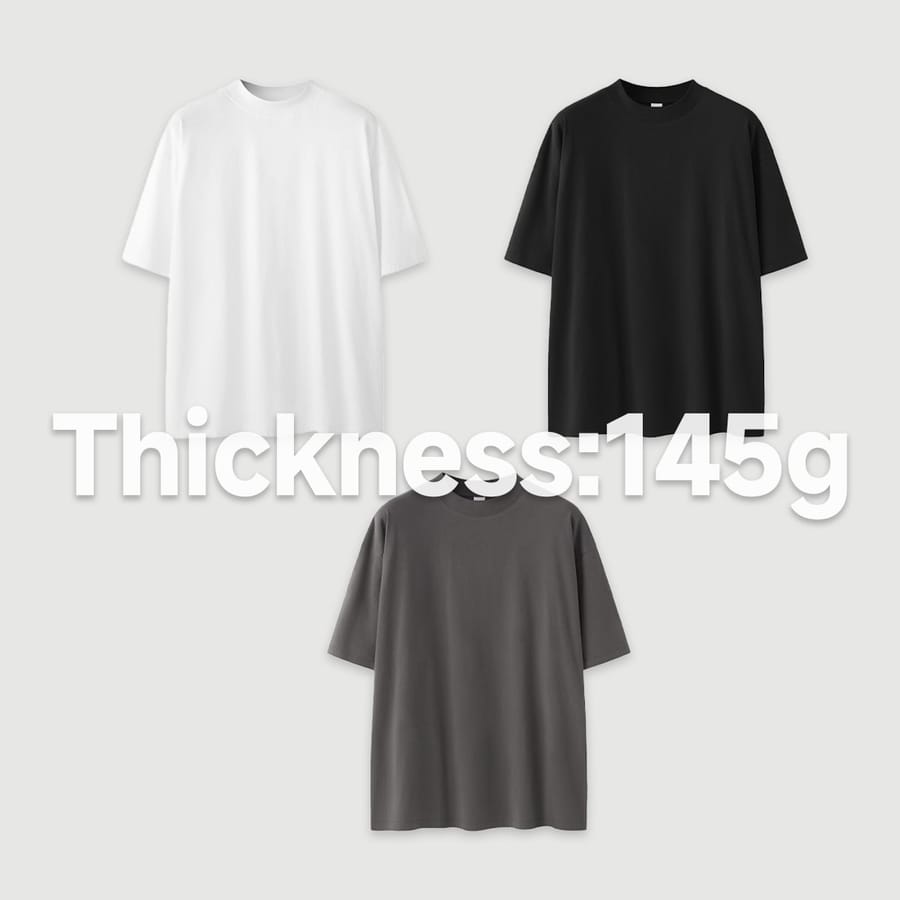 Golden Pima Cotton 145Gsm Oversized T-Shirt thumbnail 3