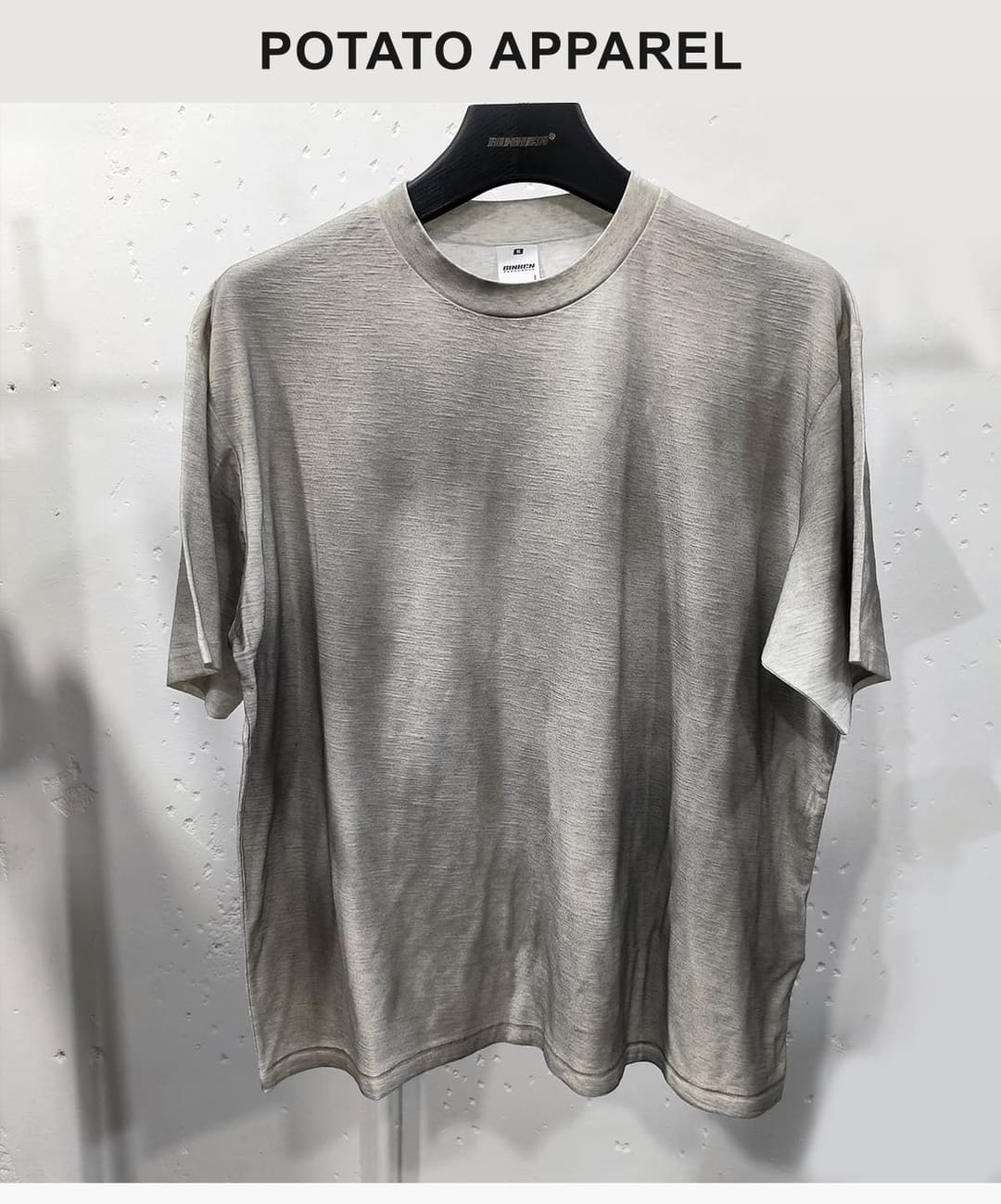 Hand-Dyed Linen Cotton Cooling Oversized T-shirt – detail 12