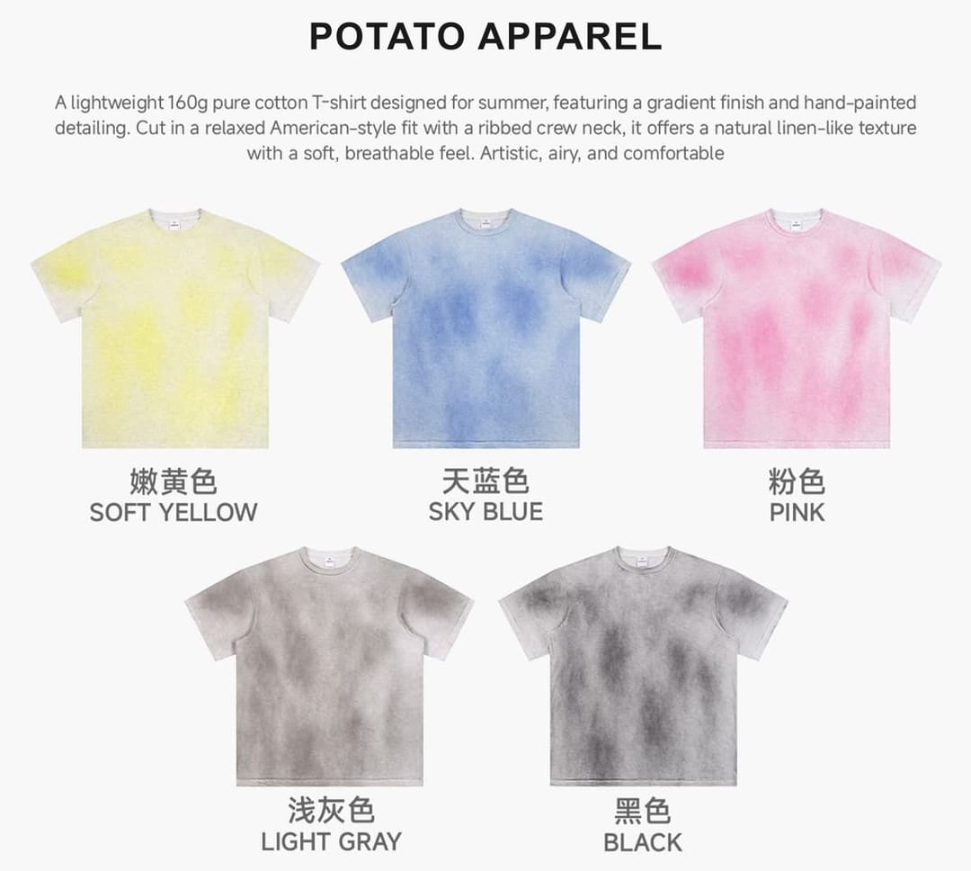 Hand-Dyed Linen Cotton Cooling Oversized T-shirt – detail 3