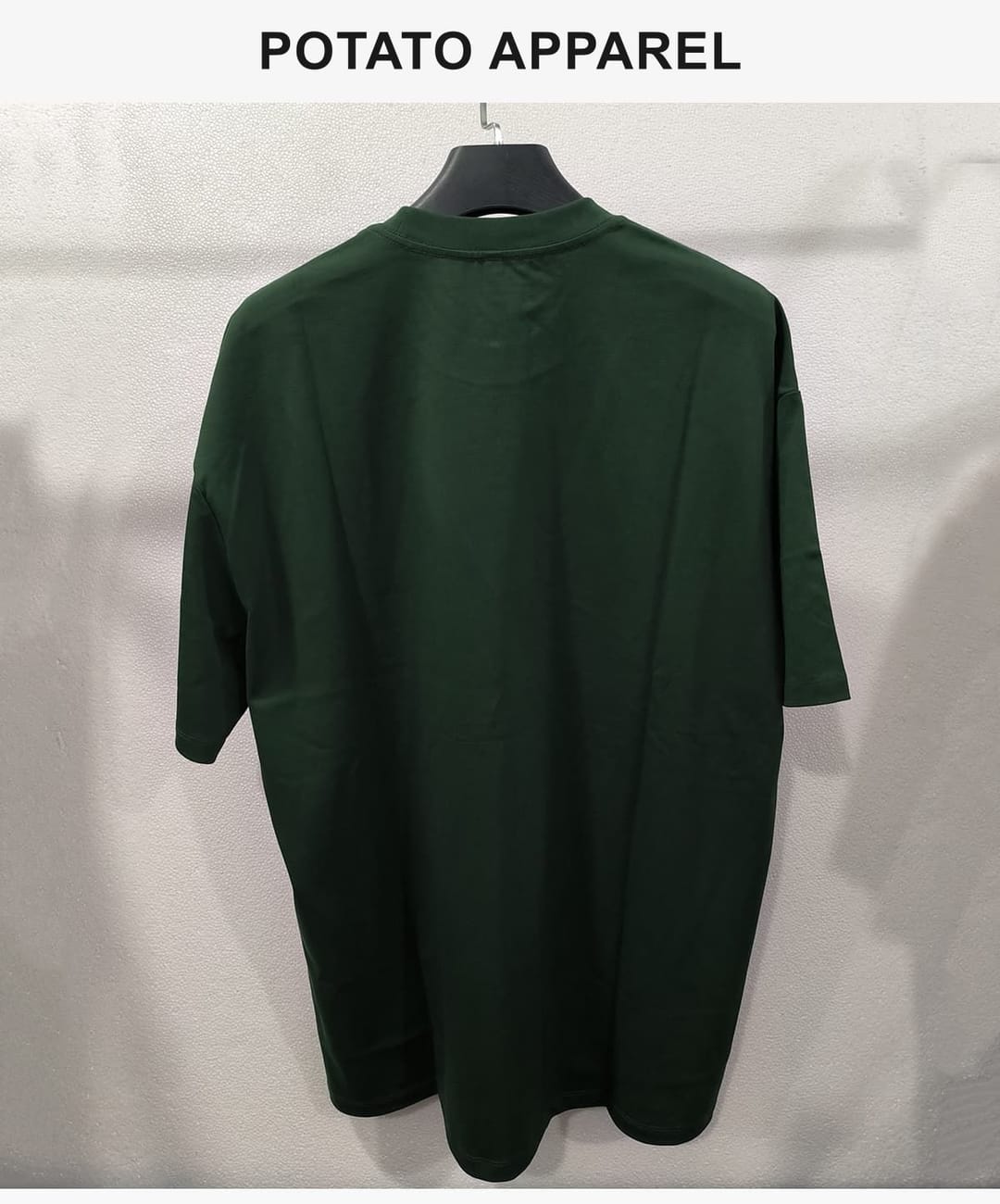 Heavy 305Gsm 7A Antibacterial Cotton Oversized T-Shirt – detail 11