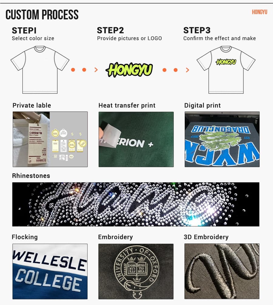 Heavy 305Gsm 7A Antibacterial Cotton Oversized T-Shirt thumbnail 3