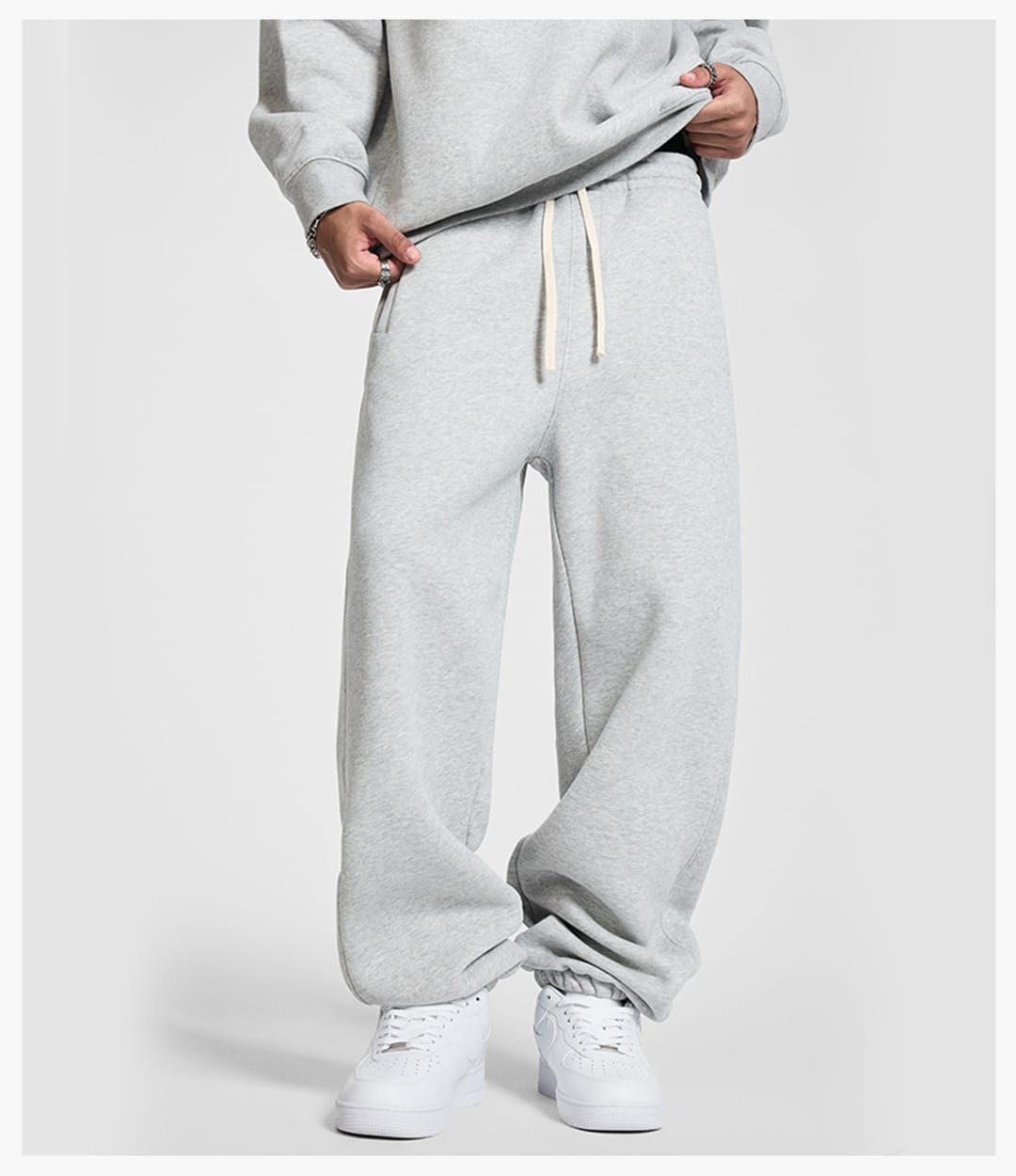 Heavy 350Gsm Fleece Oversized Jogger – detail 12