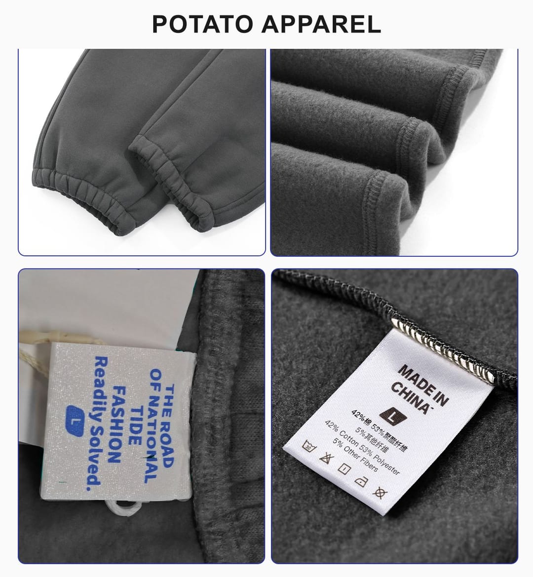 Heavy 350Gsm Fleece Oversized Jogger – detail 7